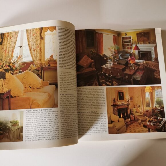 1987 Laura Ashley Home Decorating Book Softcover Soft Furnishings Vintage Fabric - Picture 11 of 13